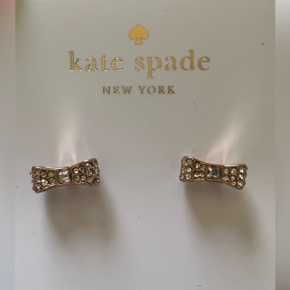 KATE SPADE NEW YORK CLASSIC BOW ROSE GOLD AND CLEAR NWT - Picture 2 of 2
